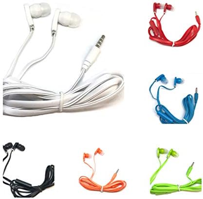 TFD обезбедува големо на големо на ушите со микрофон слушалки 50 пакувања за iPhone, Android, MP3 плеер - Мешани бои
