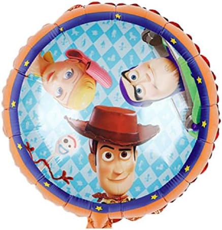 Приказна За играчките 4 Балони За Роденденска Забава-Приказна За Играчките Детски Украси За Балони-Баз Лајтјеар Вуди Форки Батеркап