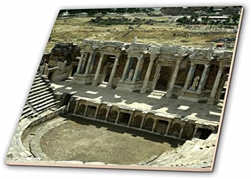 3дроза На Римскиот Театар Антички Град Хиерополис Фотографија-Плочки
