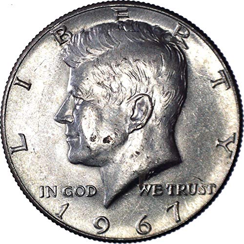 1967 Сребрена Кенеди Половина Долар 50С За Нециркулирани