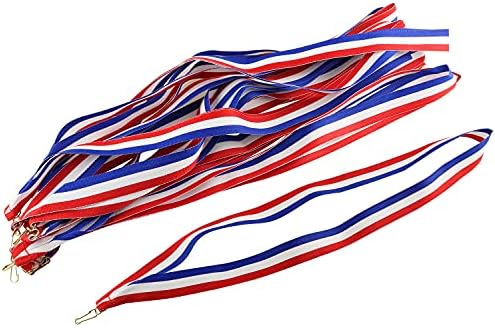 JCBIZ 12PCS 880mm награди панделки на вратот на медали со ленти со ленти со медали со медали со предвремени клипови за спортски академици,