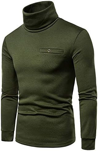 Обични тенок на мажите на Вокачи, кои се вклопуваат во основните врвови, плетени основни лесни кошули термички џемпер за пулвер