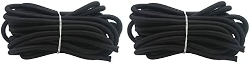 Inoomp 2pcs 6meters силен еластичен јаже банџи -кабел за истегнување жица на отворено проект за шатор кајак чанти торба багаж