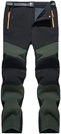 Машки панталони блокирајќи го тенок вклопена плишана топла ветерница еластична мека обвивка на отворено велосипедизам за џемпери
