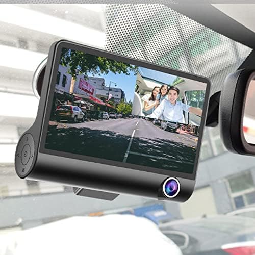 Obo0gs Full Hd 1080p Автомобил Dvr Возење Рекордер 3 Објектив 170 Степен Заден Поглед Камера За Надзор На Паркинг Автоматско