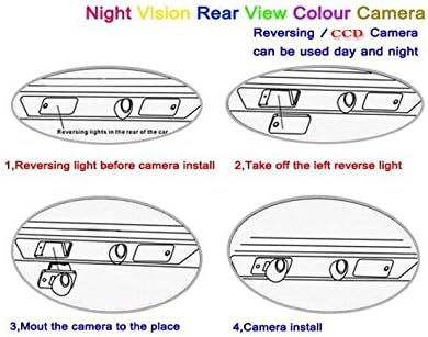 Автомобилска Камера За Бмв Х6 2010 2011 2012 2013 / Заден Поглед Резервна Камера / HD CCD Ноќно Гледање + Заштита На Реле За Напојување