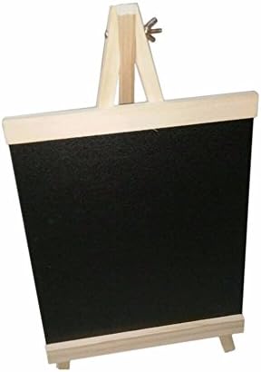 Blackboard Preeyawadee 2413cm Десктоп Рекордс табла со прилагодлива дрвена штанд издржлива табла за креда од црна табла производи
