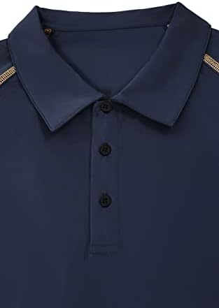 Машки воени кратки и долги ракави кошули Патриотски тактички истегнување на отворено суво погодно Поло кошула