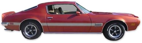 Формула 1971 1972 година Понтијак Firebird D98 Decals & Stripes комплет - Рефлективно бело