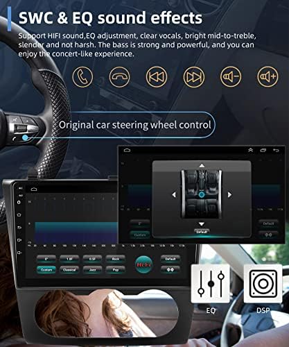 За Nissan Altima 2008-2012 Android 11 Car Stereo со безжичен CarPlay/Android Auto WiFi GPS Navigation Radia Peridation HD Touchcreen Audio WiFi Backup Multimedia Head Unit
