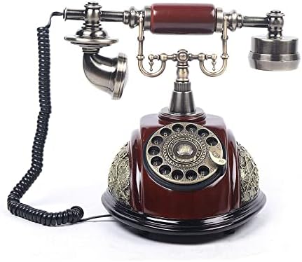 Ретро гроздобер Телефонски антички биро Телефонски кабел старо модна античка фиксна телефонска декорација жичен телефонски декор систем