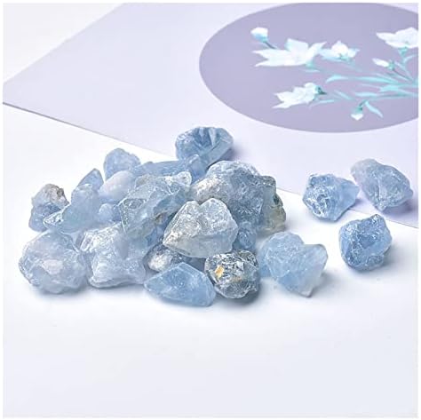 50/100g груба сина церестит карпа природен кварц кристал реики заздравувачки енергетски скапоцен камен минерали примерок полу-скапоцено