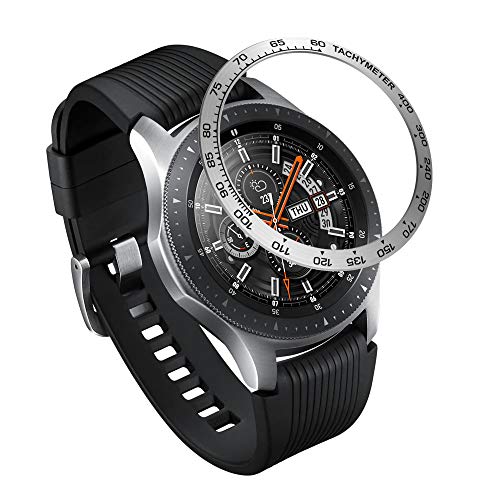 Aisports Bezel Styling компатибилен за Huawei Watch GT2 46mm Bezel Ring Leadesive Cover Anti Gratch Заштита од не'рѓосувачки челик метална јамка