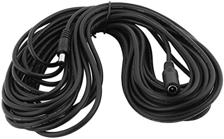 AEXIT 10 метри аудио и видео додатоци 32FT DC MALE до женски адаптер за продолжување на кабелот од 5,5 x 2,1 mm за конектори и адаптери