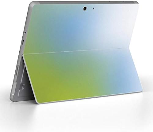 Декларална покривка на igsticker за Microsoft Surface Go/Go 2 Ultra Thin Protective Tode Skins Skins 001804 Едноставно жолто зелено