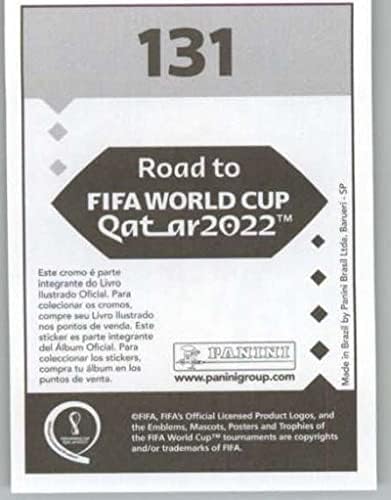 2021 налепници на Панини: Пат до Светскиот куп на ФИФА Катар 2022#131 Никола Власиќ Хрватска фудбалска мини налепница за тргување со картички