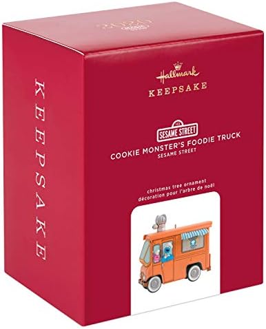 Hallmark Keepsake Christmas Ornament 2020, Cookie Cookie Cookie Monster's Foodie Truckie со звук