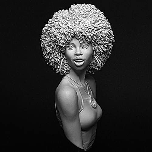 Etriye 1/10 смола лик биста модел Античка африканска дама диекаст модел биста комплет /ye134