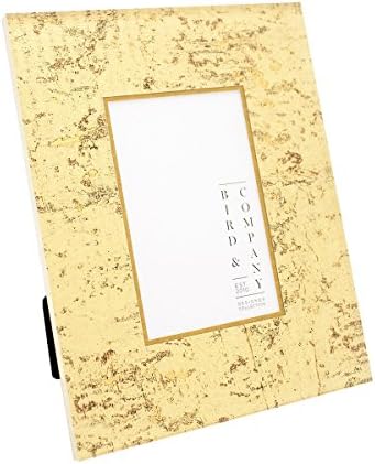 Птица и копродукции злато плута/златен лист - акрилна табела горната рамка за слика