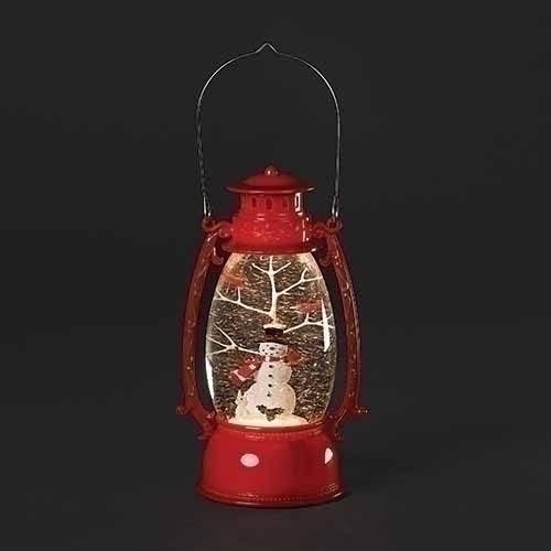 Божиќ од Роман АД, колекцијата на конфети литс, 9,5 ч. Снежен човек на црвениот фенер, фенер, снежен глобус, декор за домашен терен, Дедо