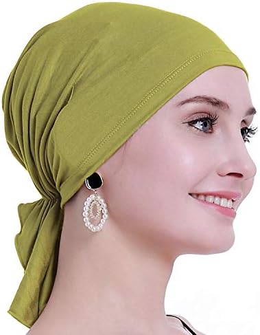 Освио бамбус хемо -глава за жени за опаѓање на косата - карцином се лизга на турбаните на главата запечатено пакување