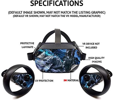 MOINYSKINS SKING компатибилна со Oculus Quest 2 - Nebula | Заштитна, издржлива и уникатна обвивка за винил декларална обвивка