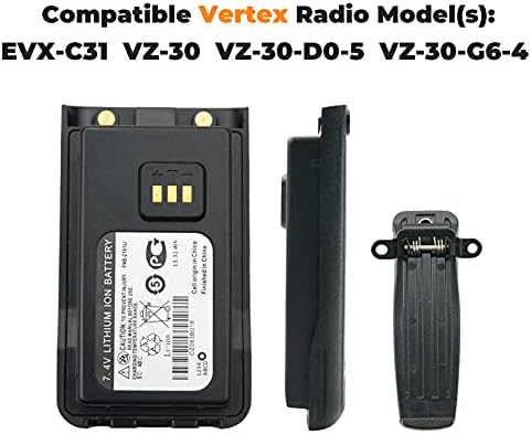 Vineyuan FNB-Z181Li Батерија ЗА Теме EVX-C31 VZ-30 VZ-30-D0-5 Двонасочни Радија Замена На Ли-јонска Батерија Со Клип За Ремен