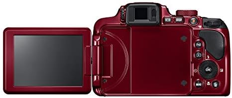 Nikon Coolpix B700 20.2MP Компактен дигитален фотоапарат - Црвена меѓународна верзија