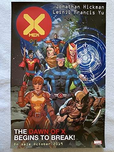 X -Men Dawn of X - 13 x20 d/s Оригинален промо стрип постер NYCC 2019 Марвел