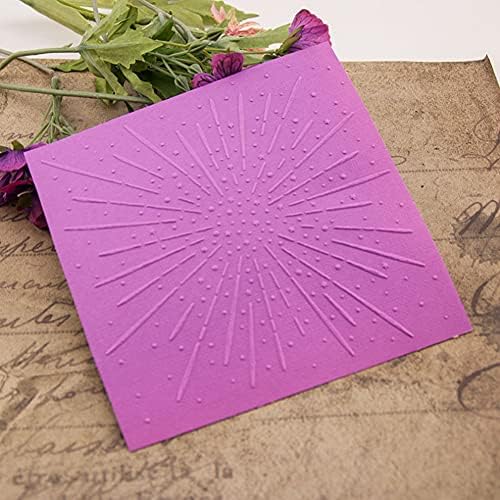 Pupuzao пластична втиска папка занаети за хартија пластични текстурирани впечатоци за правење картички за правење книги