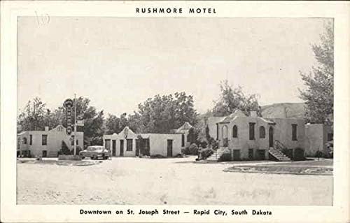 Рашмор Мотел Рапид Сити, Јужна Дакота Сд Оригинална Гроздобер Разгледница