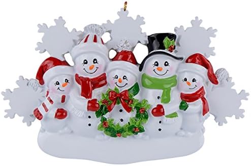 Семејство Снежан од Максгора од 2 украси за новогодишни елка - Персонализирано семејство за Божиќни украси од 2 - уникатно за мама, тато, деца, баба, дедо