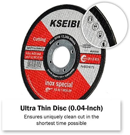 KSEIBI 60PCS Flap Disc Grit 120 Дополнителни вредности за мелење тркала за мелење