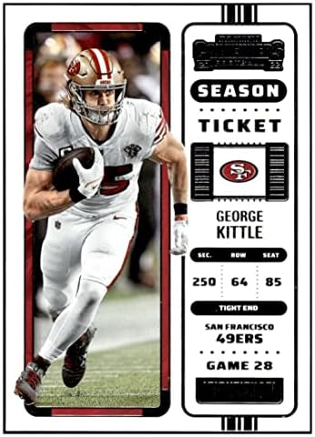 Georgeорџ Китл 2022 Сезонски билет на Панини Кантини 84 Nm+ -MT+ NFL Football 49ers