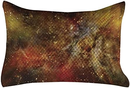 Необичен надворешен простор ватиран перница, маглина во длабок надворешен простор со starвездени кластери Астро Галакси Универзум, Стандардна обвивка за перница со