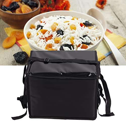 Торба за испорака на храна PLPLAAOO, мулти слој дизајн изолирани торби за испорака, голем капацитет водоотпорен ранец за испорака на храна,