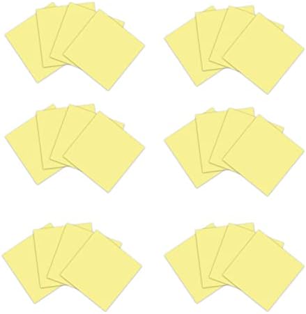 Пост-тоа рециклирана хартија Супер лепливи белешки, 2x моќност на лепење, 3х3 во, 24 влошки/пакет, 70 листови/подлога, канаринска жолта