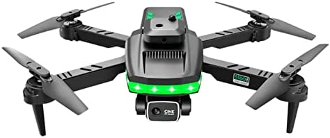 Mini Drone, 4K Dual Camera HD Aircraft FPV Drone WiFi Camera 4-канали далечински управувач со далечински управувач со преклопување на дрон со LED Flash лента контролиран хеликоптер Поддршка за д?
