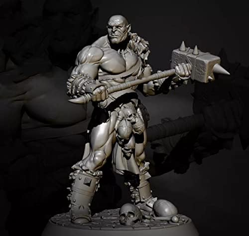 Etriye 75mm 1/24 смола модел на ликови за наука-fi orc воин воир диекаст на војник фигура /KH1039