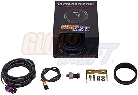 Glowshift 10 Digital Color Digital 145 PSI MAIN CLUSE COTE - Вклучува електронски сензор - LED дисплеј со повеќе бои - затемнети леќи -