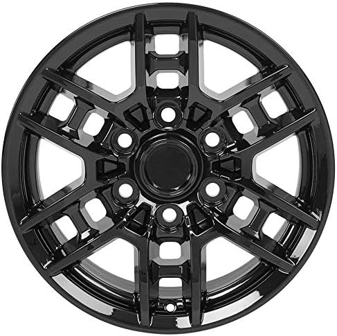 OE Wheels LLC TY17-16070-6550-13B црно тркало насликано