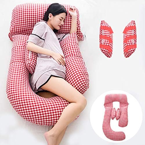 Страна од половината во форма на Даперси Г-форма Спиење со двојно стомак перници Памук измиена перница за бременост/породилна перница U-тип на