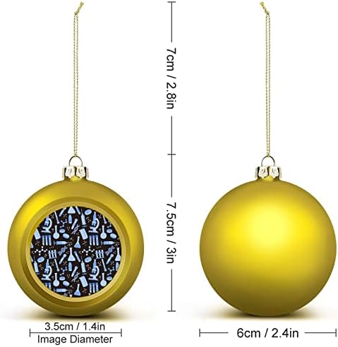 Алатки за научна медицинска лабораторија Божиќна топка декорација на голема големина на отворено Божиќни украси