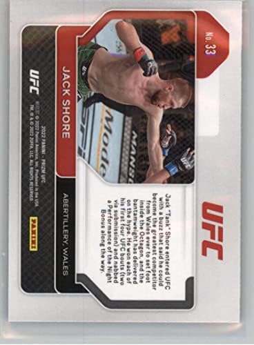 2022 Panini Prizm UFC #33 Jackек Шор РЦ дебитант ММА Трговска картичка