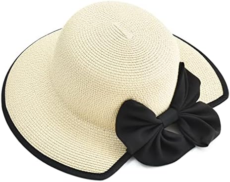 Сомалер Сонце капи за жени широки обликувани плажа HAT UV UPF 50+ преклопување летно сонце капаче