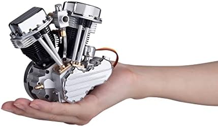 Генерички модел на мотор со бензински мотор со 9cc, со 3-цилиндри, модел со внатрешно согорување со четири удари за RC модели автомобили,