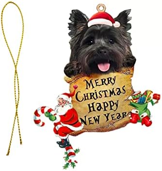 Украси за новогодишни украси украси новогодишна елка што висат кучиња украси за Божиќни украси украси за празници украси за забава