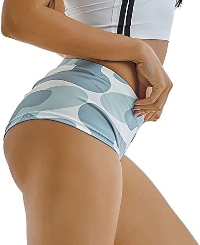 Илугу жени спортски печатење задник Подигнување на јога панталони со високи половини