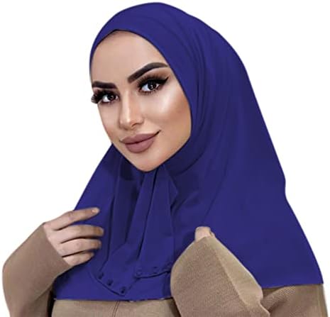 Aibearty Women Fashion Instant Muslim Turban хиџаб со прицврстувач за прицврстувач за дишење на шамијата за капакот на капакот на капакот