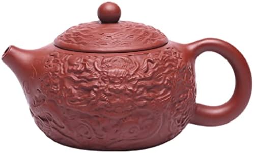 Yczdg xishi тенџере пурпурен песок тенџере рачно врежан змеј шема чајник кунг фу чај сет за домаќинство чај сет